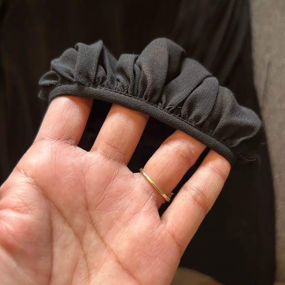 😍ASTR! pleated blk romper playsuit size med NWOT - Picture 5 of 6